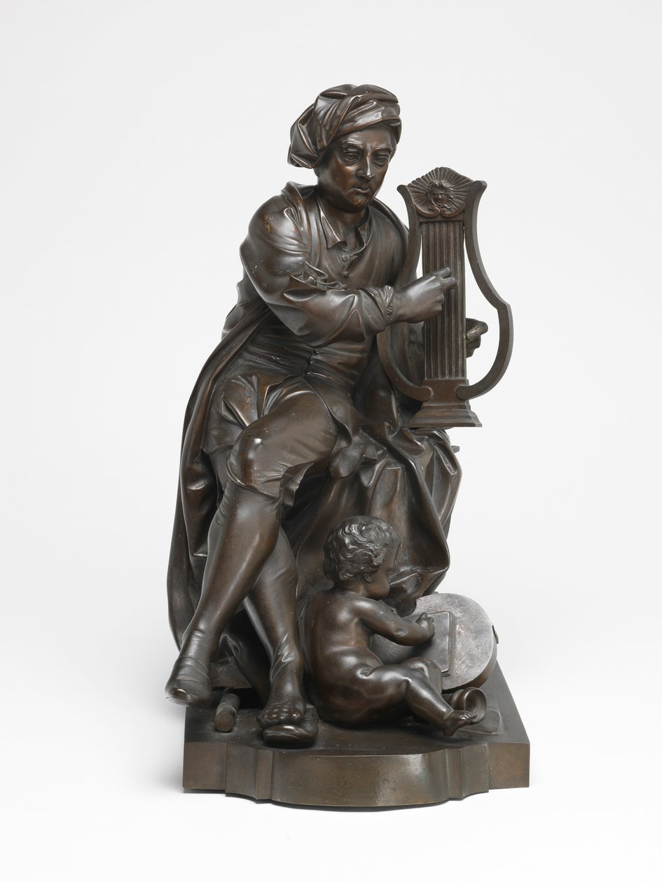 George Frideric Händel jako Apollo od Louis Francois (after) Roubiliac