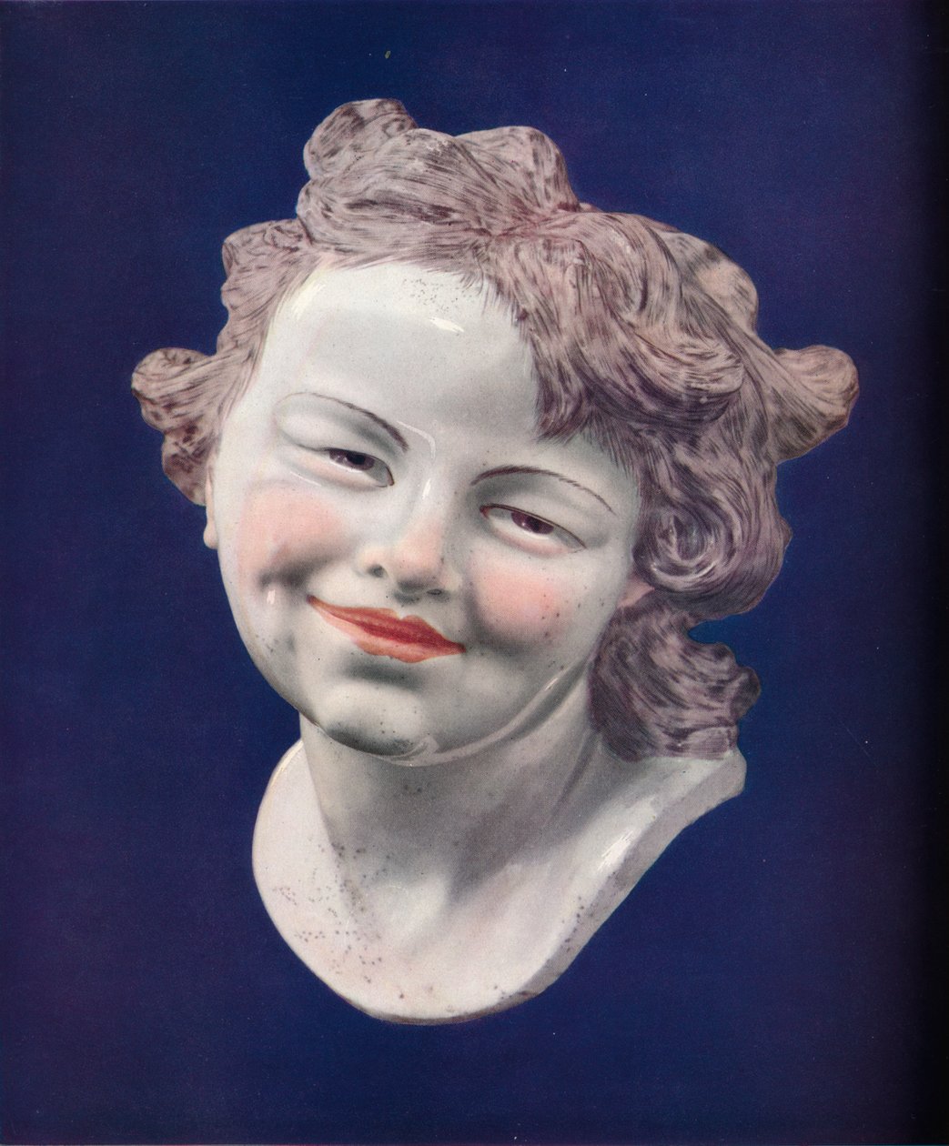 Porcelánová hlava Chelsea, c1746. od Louis Francois Roubiliac
