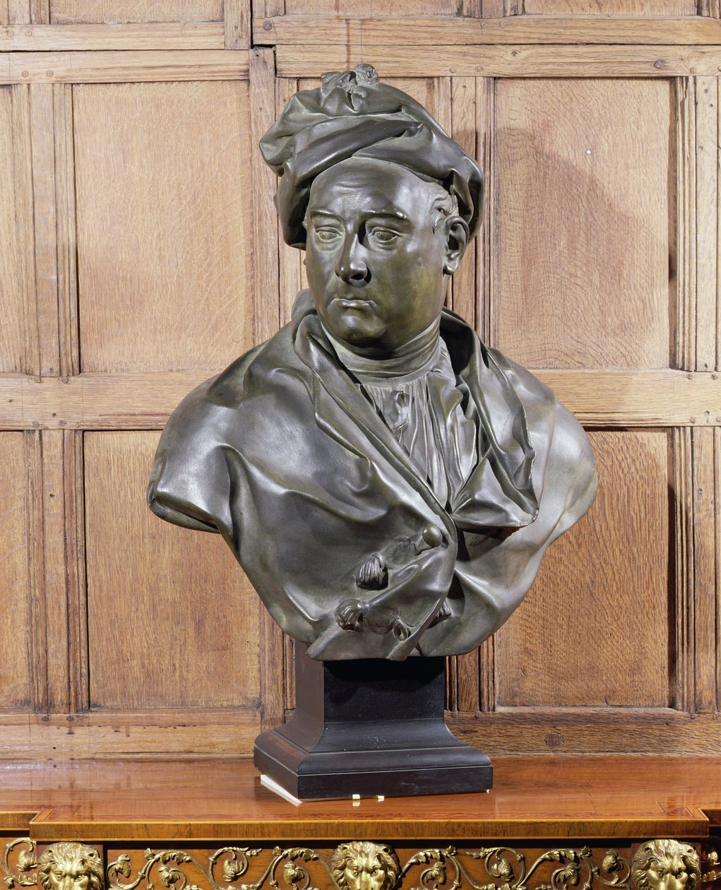 Busta George Fredericka Händela (1685-1759) (sádra) od Louis Francois Roubillac