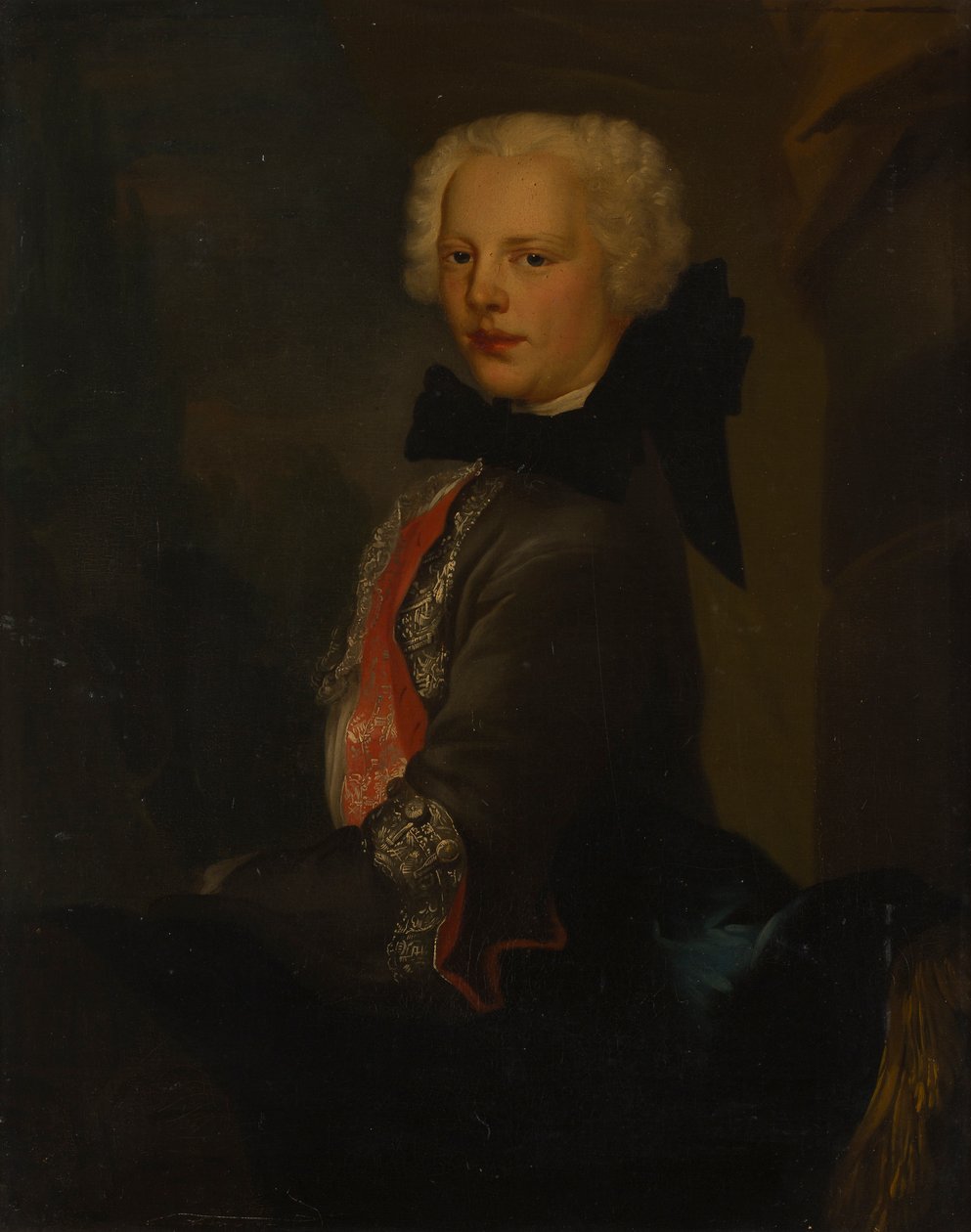 Portrét šlechtice (olej na plátně) od Louis Gabriel (attr.to) Blanchet
