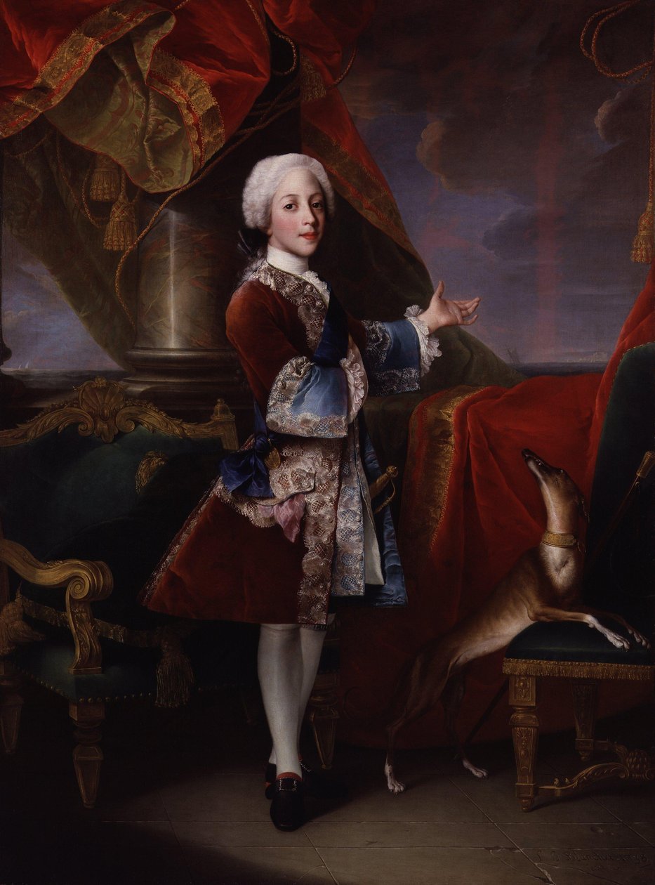 Jindřich Benedikt Maria Klement Stuart, kardinál York od Louis Gabriel Blanchet