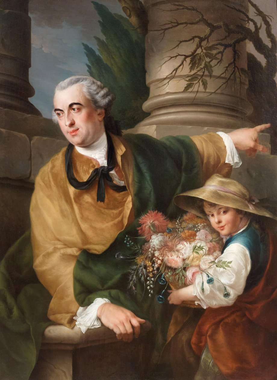 Portrét Charlese Clauda Flahauta de La Billarderie, hraběte z Angiviller 1730-1809, 1760. od Louis Gabriel Blanchet