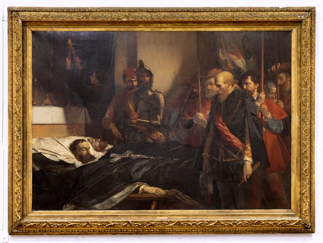 Poslední vyznamenání vévodům Egmontovi a Horneovi od Louis Gallait