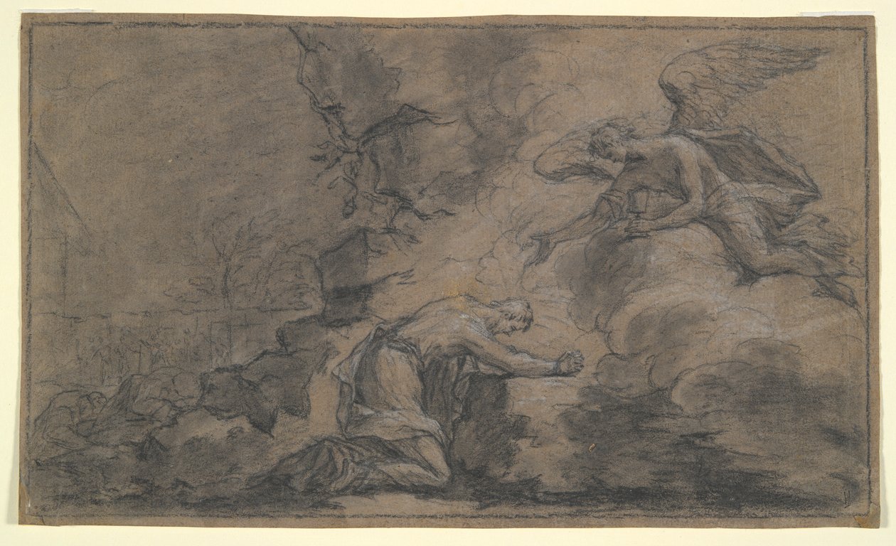 Kristus v zahradě Getsemanské (Christ au Jardin) od Louis Galloche