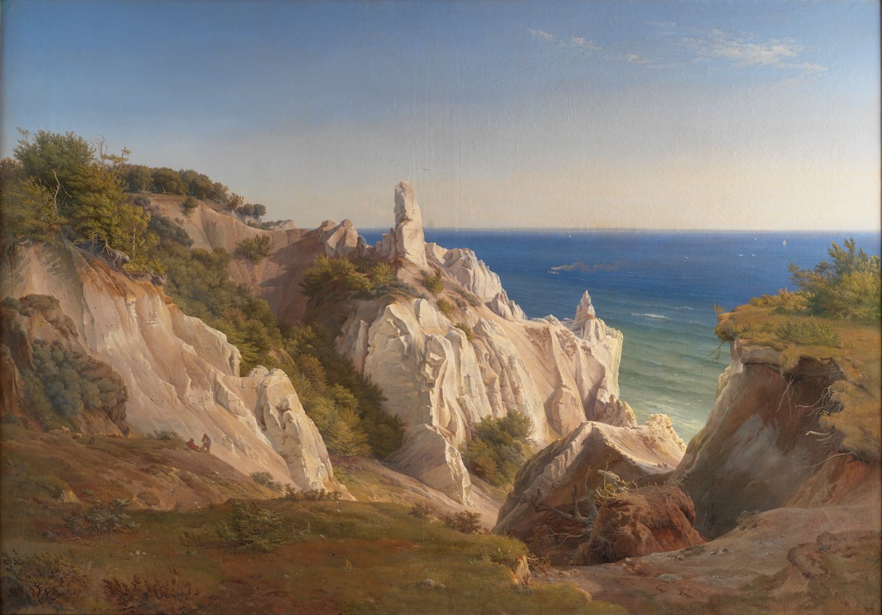 Útesy ostrova Mon od Louis Gurlitt