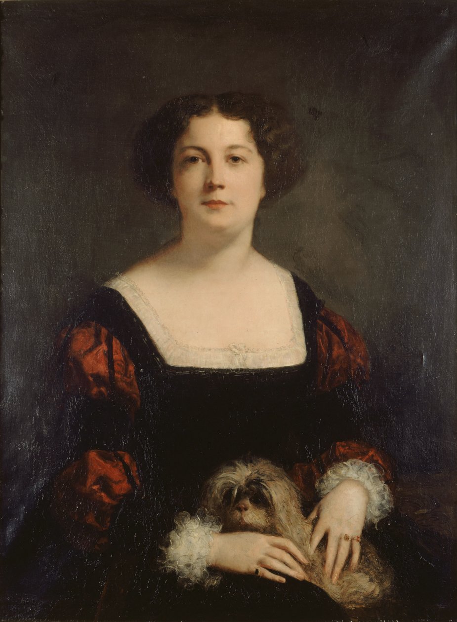Portrét Apollonie Sabatier 1822-1889, c. 1850. od Louis Gustave Ricard