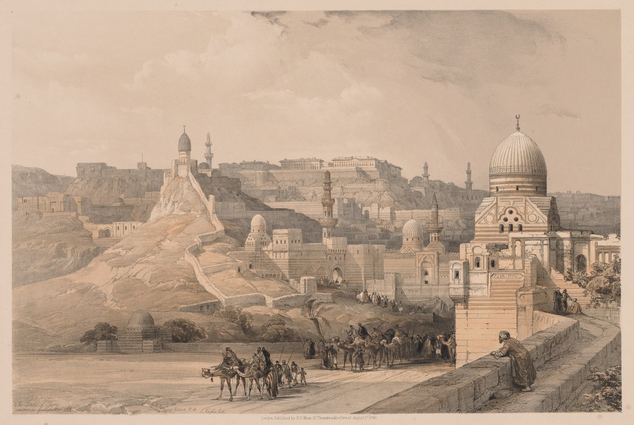 Egypt a Núbie: Svazek III – č. 34, Citadela v Káhiře, rezidence Mehemeta Aliho od Louis Haghe