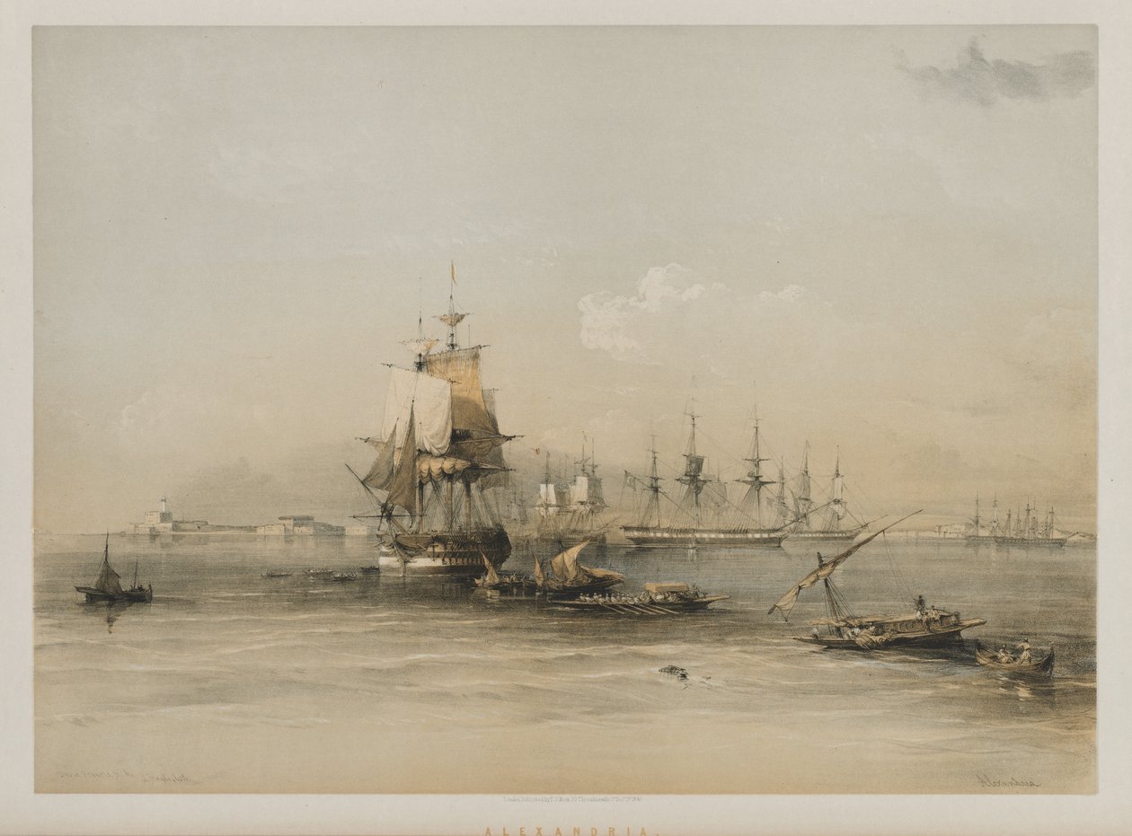 Egypt a Núbie, svazek III: Alexandrie od Louis Haghe