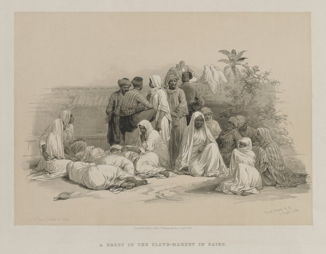 Egypt a Núbie, svazek III: Na trhu s otroky v Káhiře od Louis Haghe