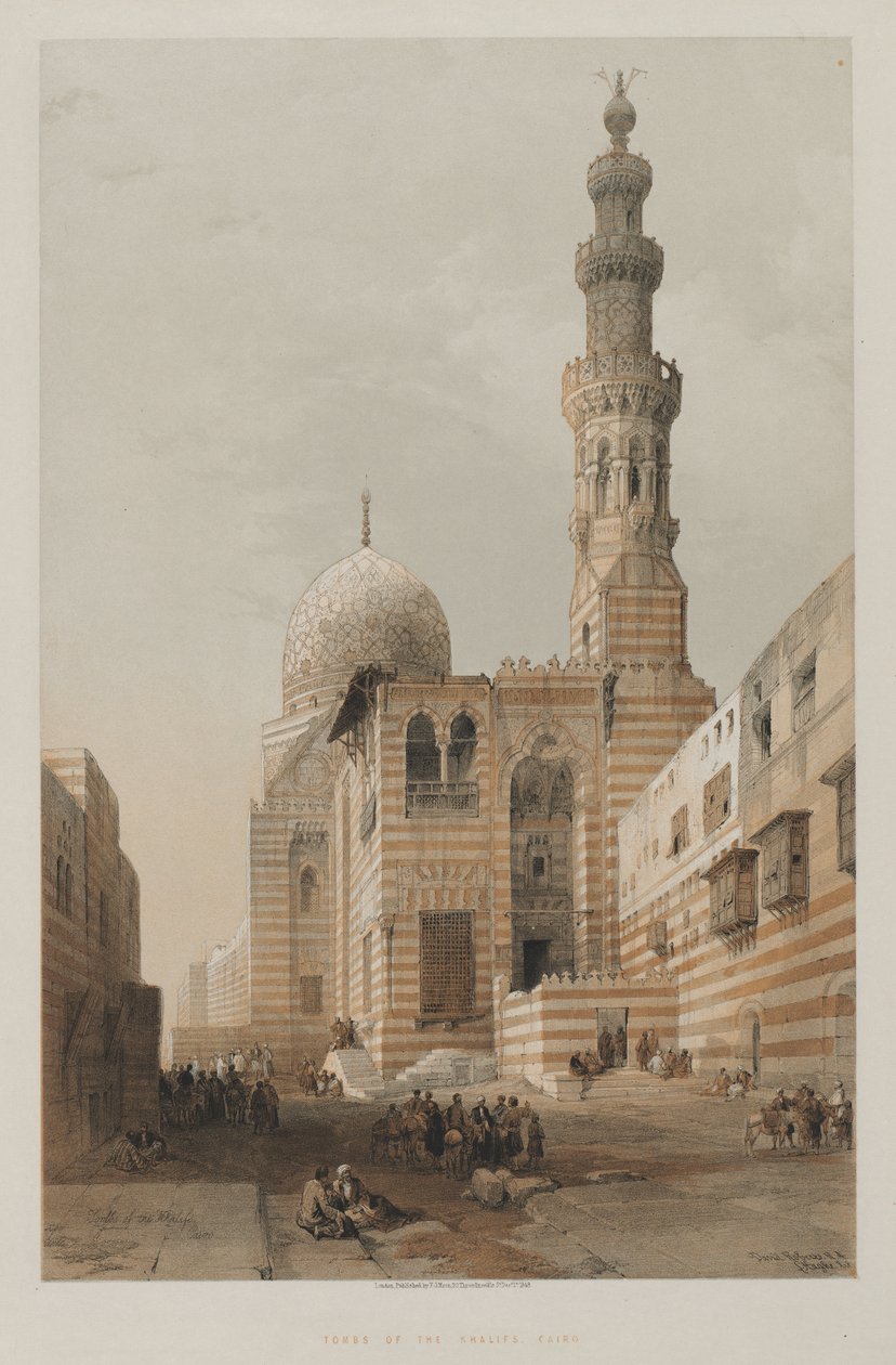 Egypt a Núbie, svazek III: Hrobky Chalífů, Káhira od Louis Haghe