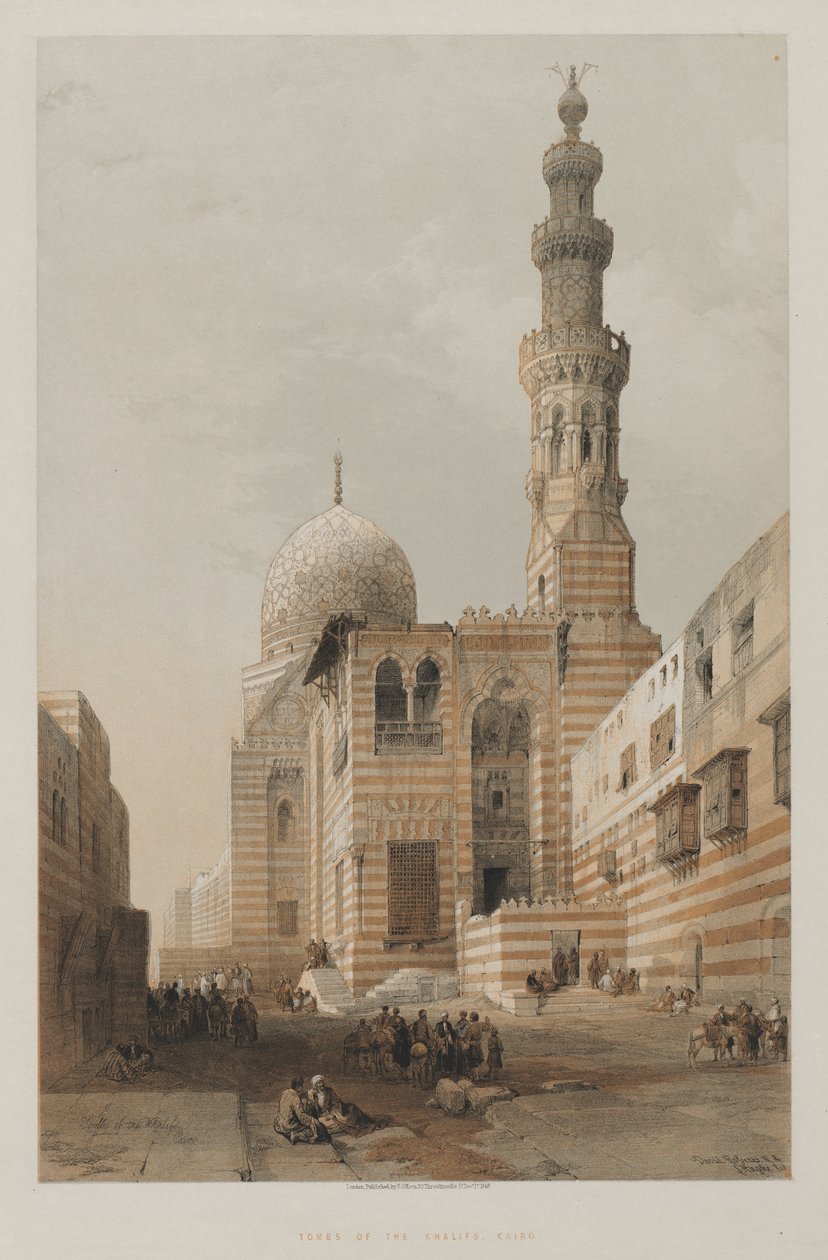 Egypt a Núbie, svazek III: Hrobky Chalífů, Káhira, 1848. od Louis Haghe