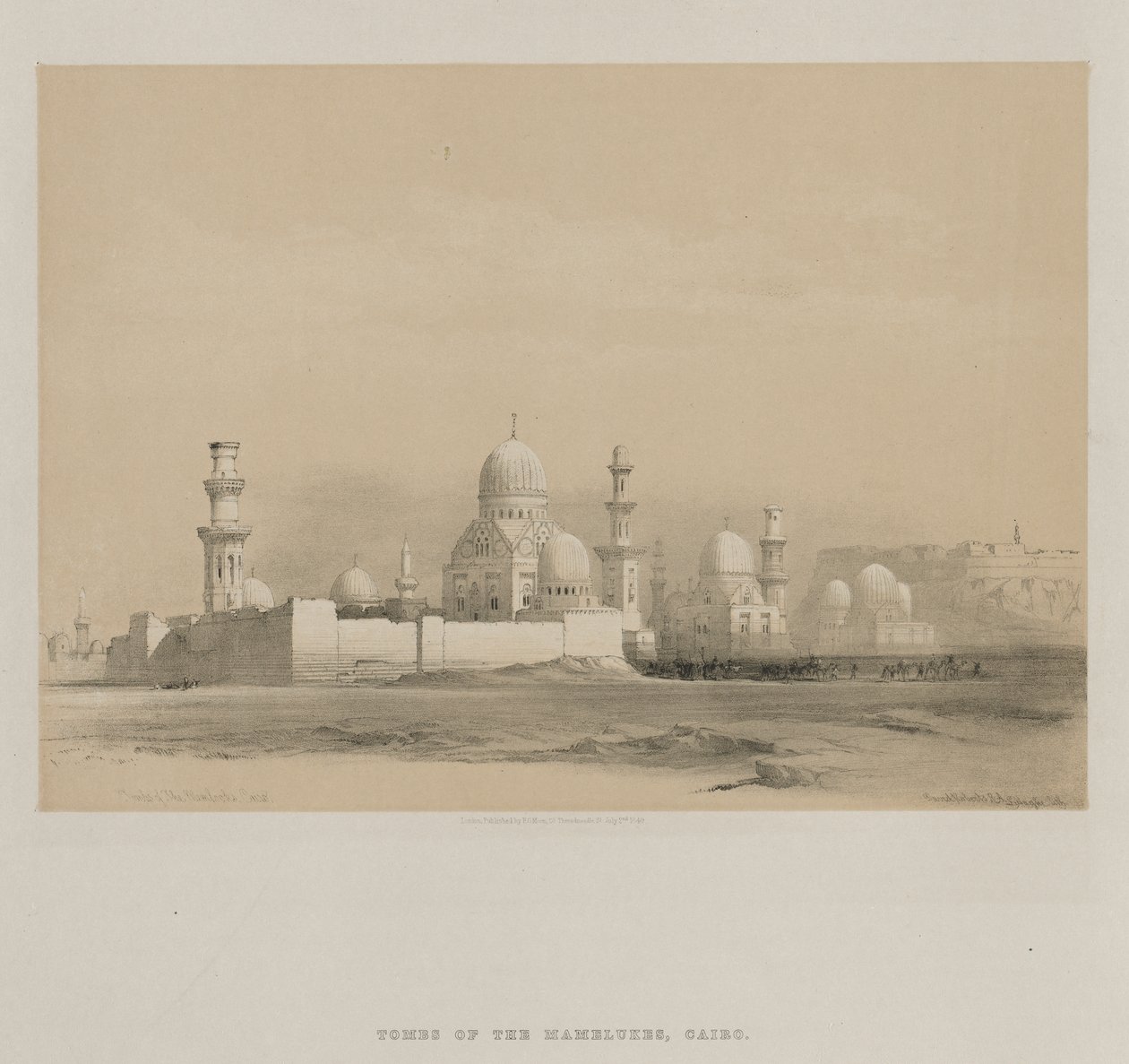 Egypt a Núbie, svazek III: Hrobky Memlooků, Káhira od Louis Haghe