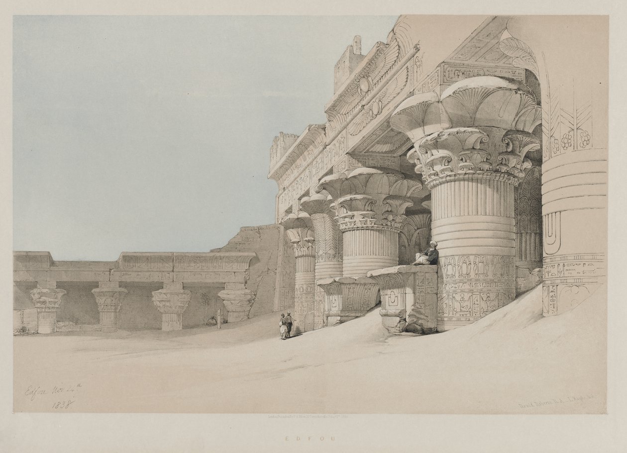 Egypt a Núbie, svazek II: Edfou od Louis Haghe