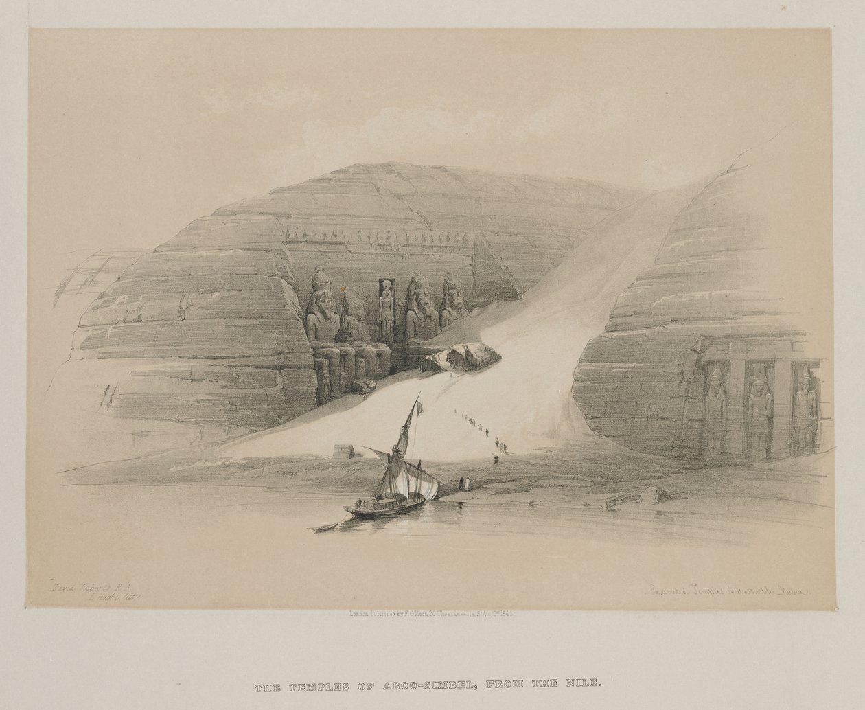 Egypt a Núbie, svazek II: Vykopané chrámy Abu Simbel, Núbie od Louis Haghe