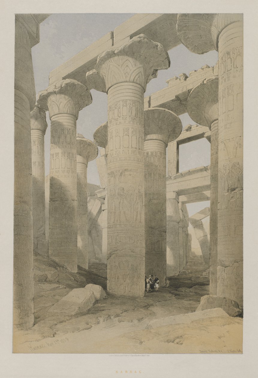 Egypt a Núbie, svazek II: Karnac od Louis Haghe