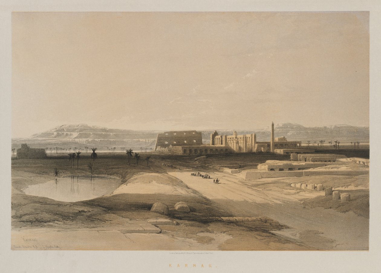 Egypt a Núbie, svazek II: Karnak od Louis Haghe