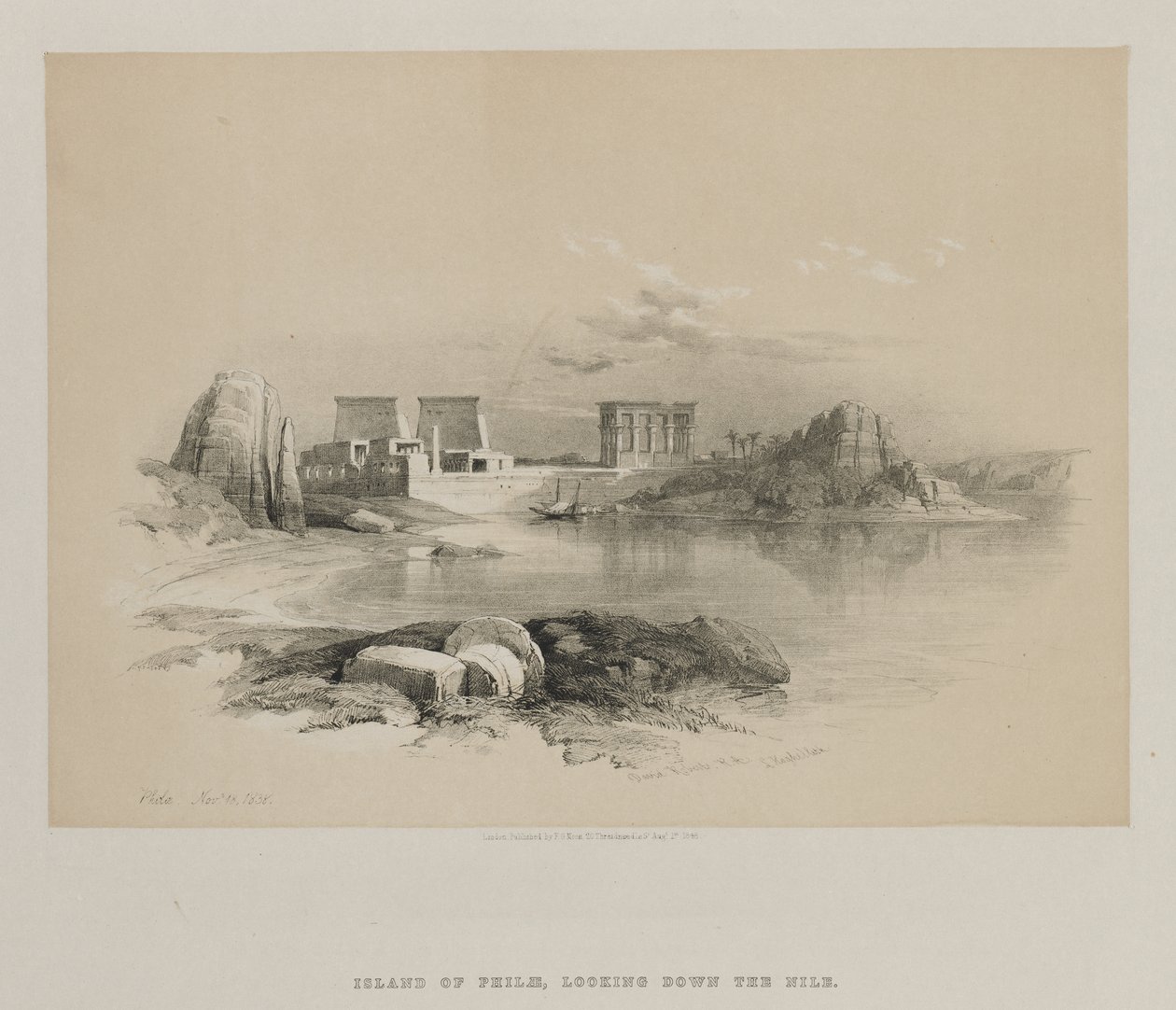 Egypt a Núbie, svazek II: Philae od Louis Haghe