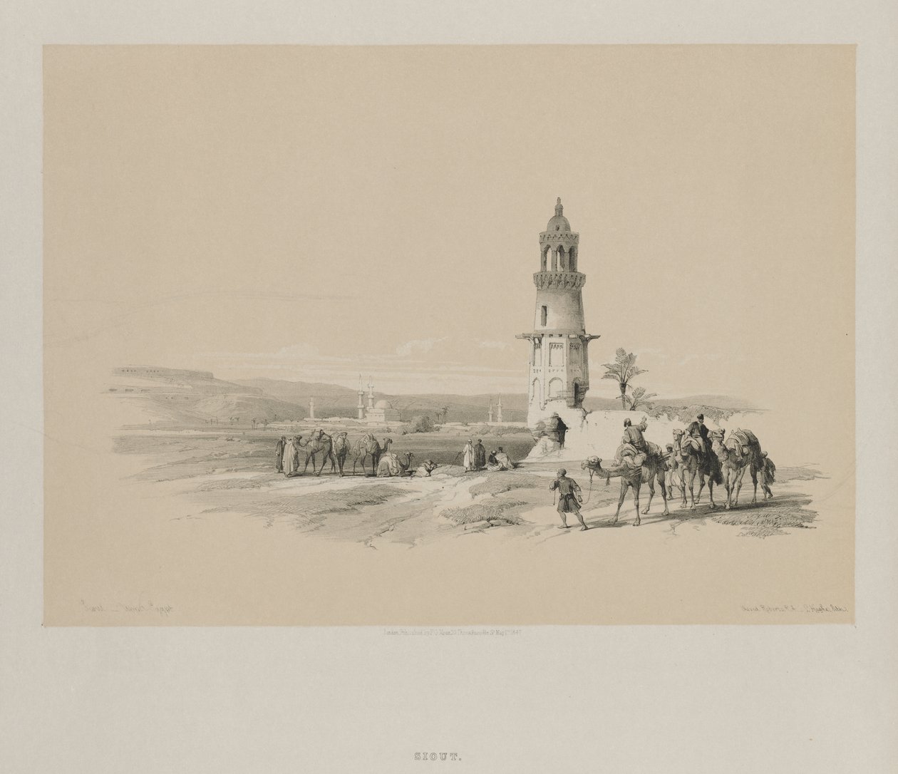 Egypt a Núbie, svazek I: Siout - Horní Egypt od Louis Haghe