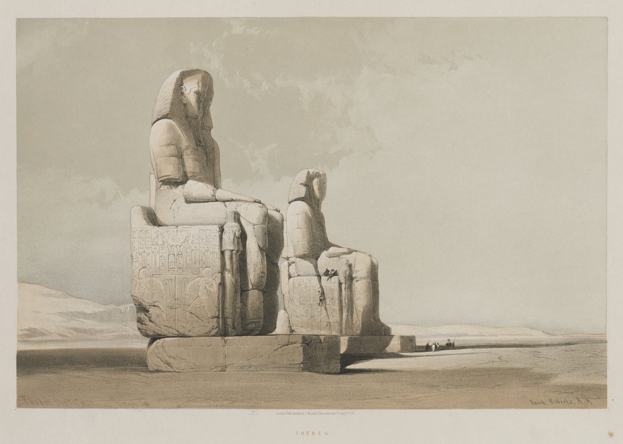 Egypt a Núbie, svazek I: Théby od Louis Haghe