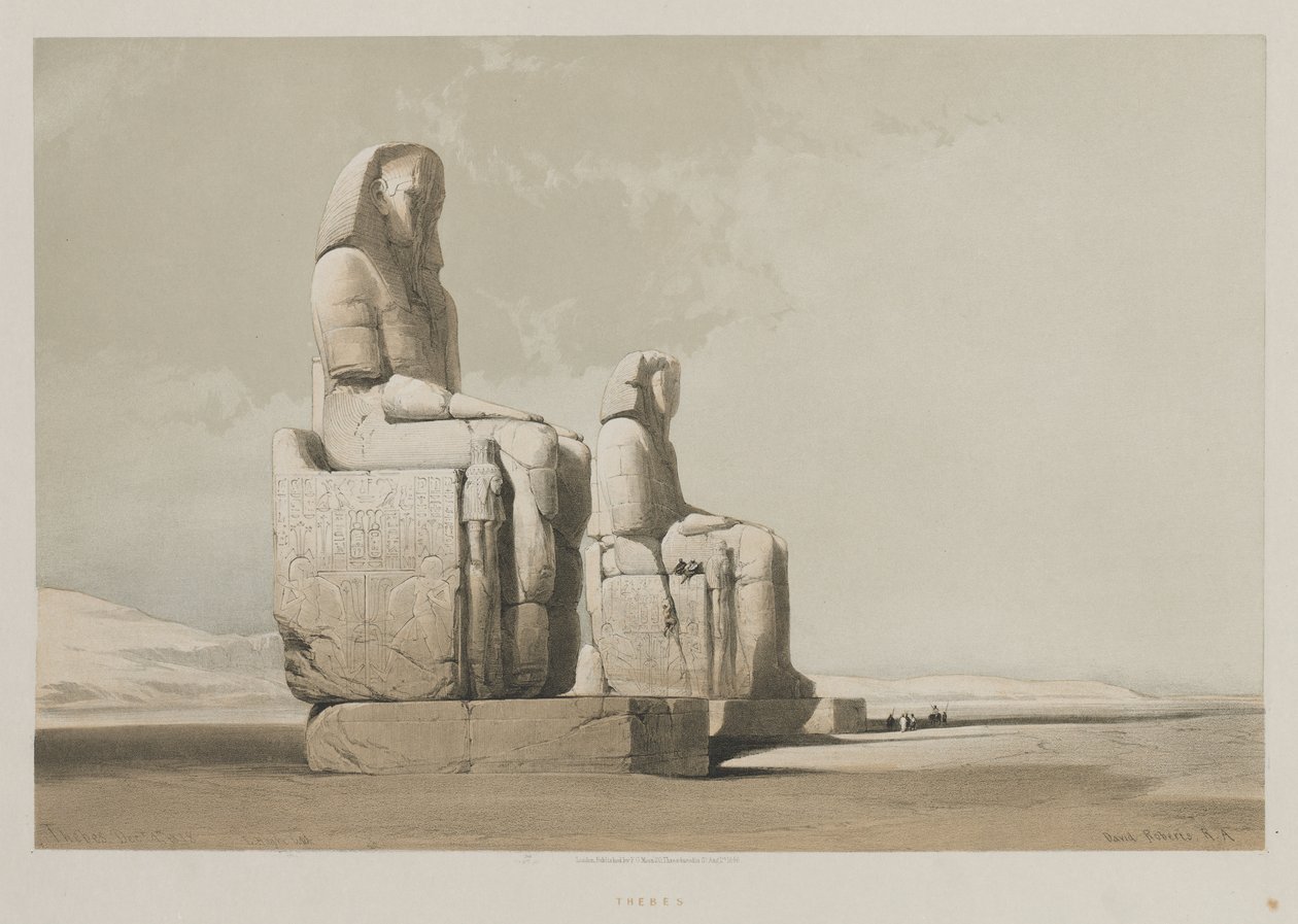 Egypt a Núbie, svazek I: Théby, 1846. od Louis Haghe