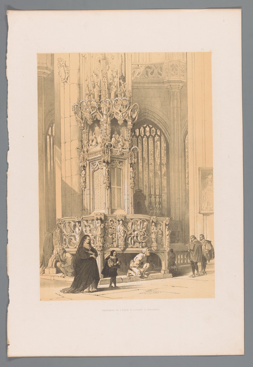 Tabernacle v kostele Saint Laurentius v Norimberku Tabernacle de l
