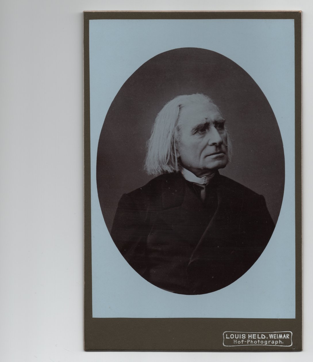 Franz Liszt (1811-1886) (1880, fotografie) od Louis Held
