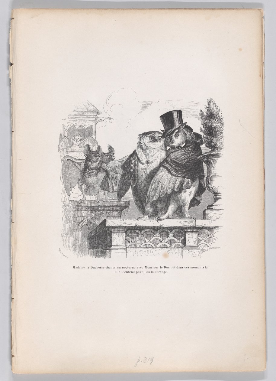 Vévodkyně zpívá nokturno s vévodou... ze Scenes from the Private a..., ca. 1837-47. od Louis Henri Brévière