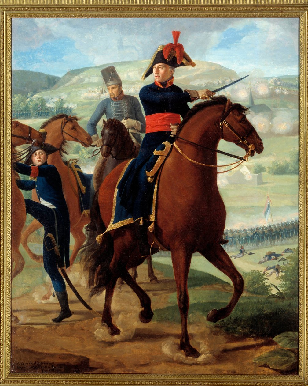 Jezdecký portrét generála Louise Marie Turreau de Garambouville (známý jako Turreau de Garambouville nebo Turreau de Linieres od Louis Hersent