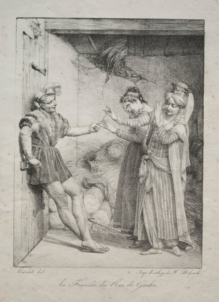 Snoubenka krále Garbe, 1800. od Louise Marie Jeanne Hersent