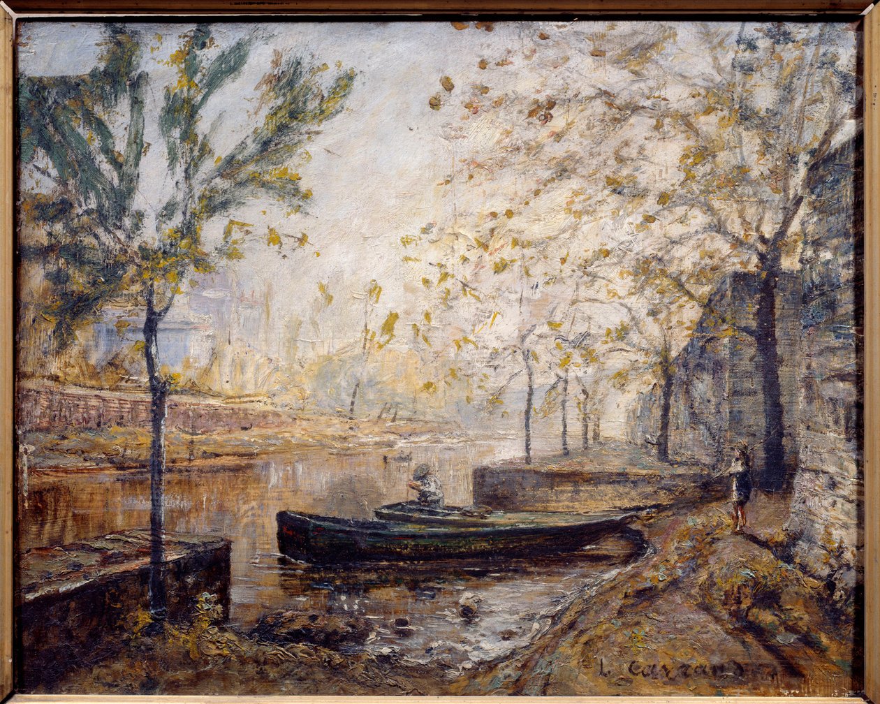 Riverside. Obraz Louise Carranda (1821-1899) od Louis Hilaire Carrand
