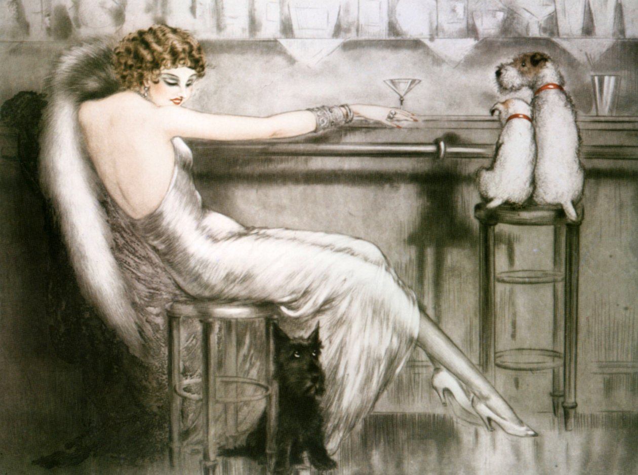 Knižní ilustrace od Louis Icart