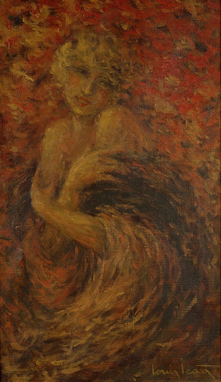 Fanny, zabalená v plášti od Louis Icart