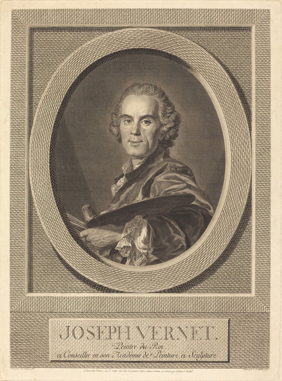 Josef Vernet od Louis Jacques Cathelin after Louis Michel Van Loo