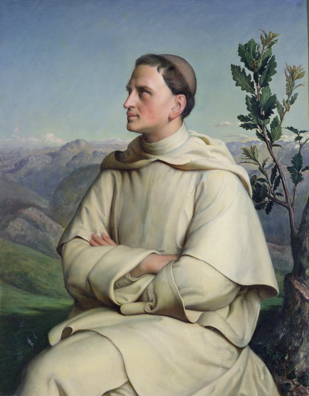 Henri Lacordaire (1802-61) v Sorreze, 1847 od Louis Janmot