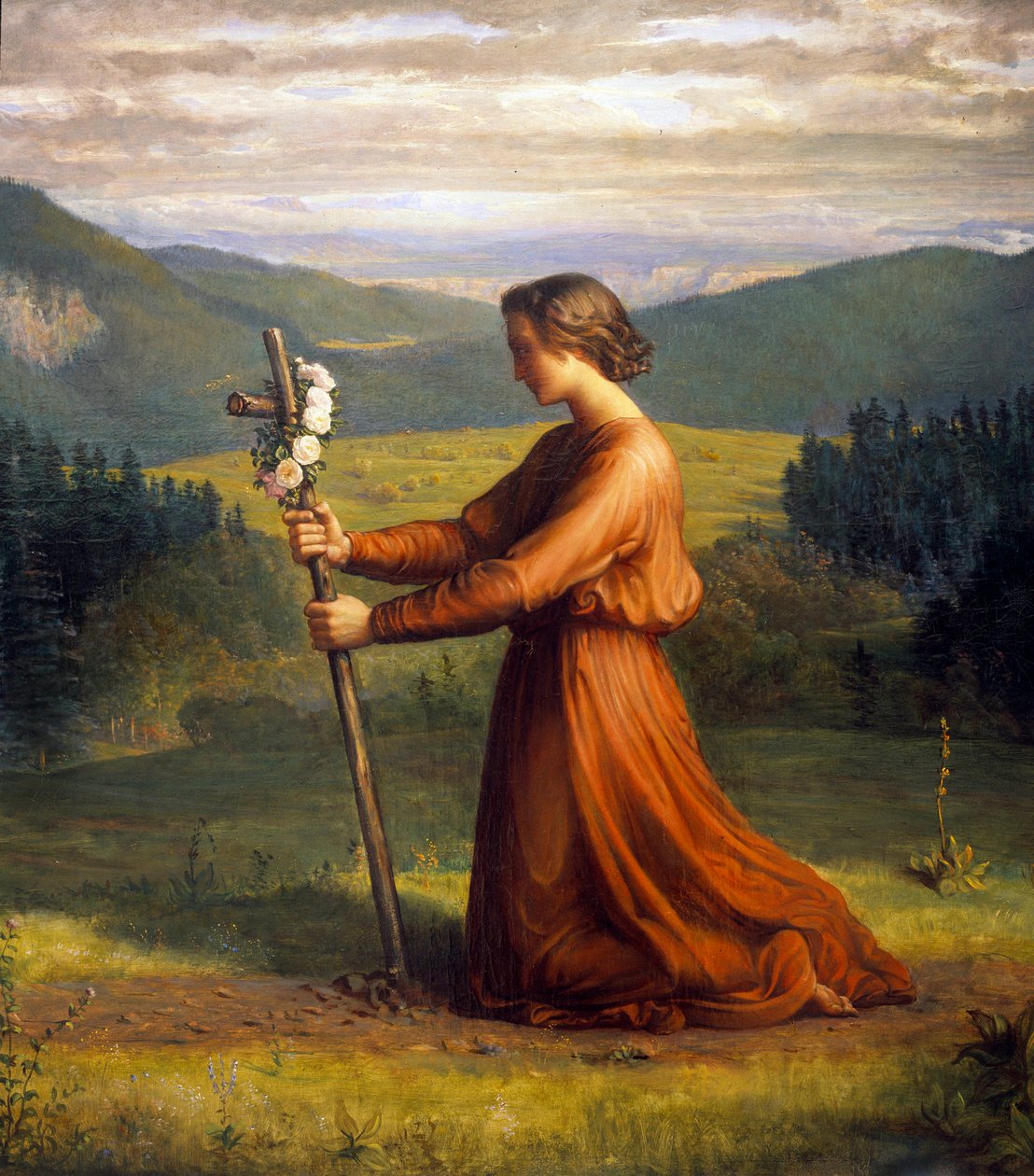 Báseň duše; Realita. Obraz Anne Francois Louis Janmot (1814-1892) od Louis Janmot