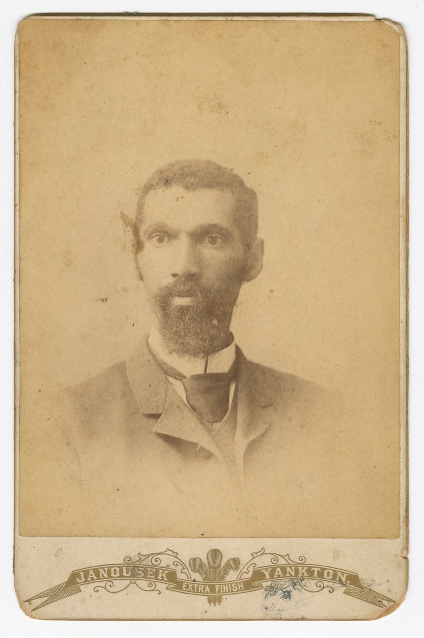 Fotografie muže s plnovousem, konec 19. století. od Louis Janousek