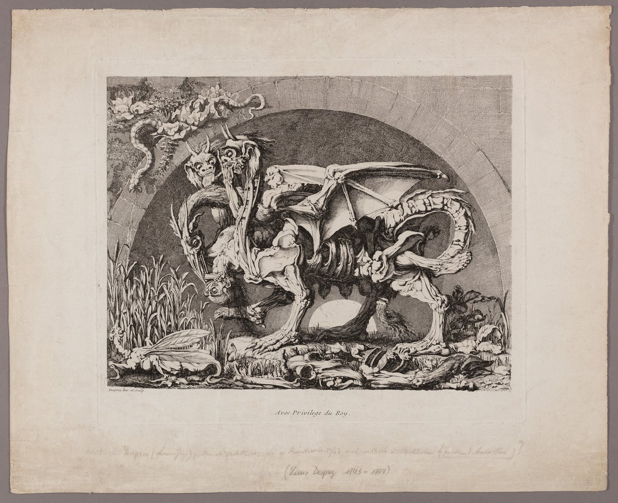 Chimera od Louis Jean Desprez