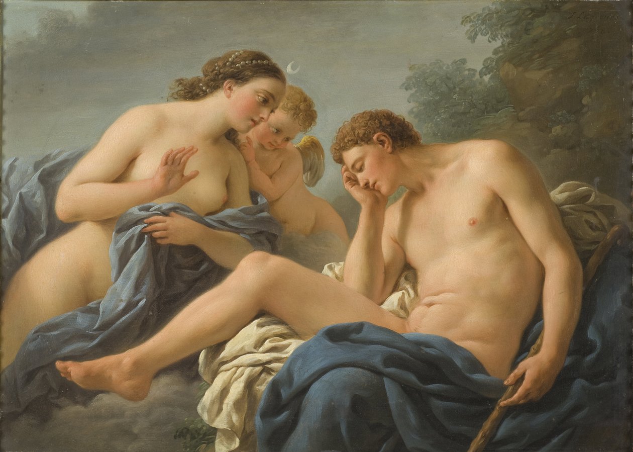 Diana a Endymion - Diana a Endymion, Lagrenee, Louis Jean Francois, dit l