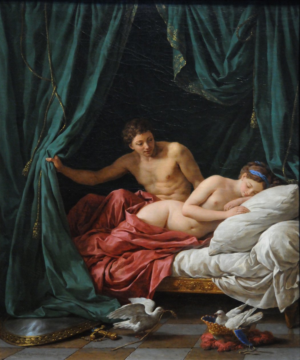 Alegorie míru Mars a Venuše, 1770 od Louis Jean François Lagrenée