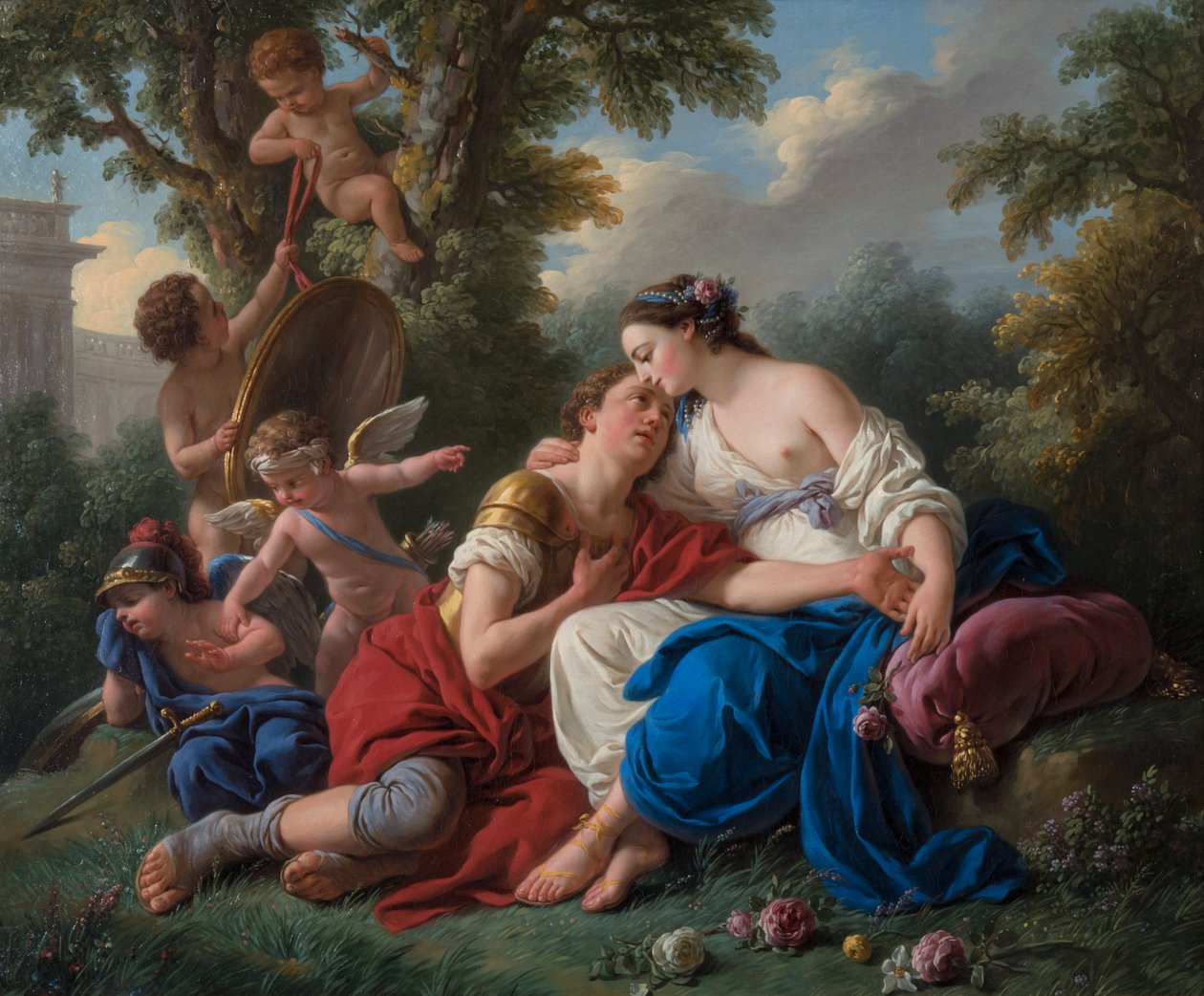 Renaud a Armide od Louis Jean François Lagrenée