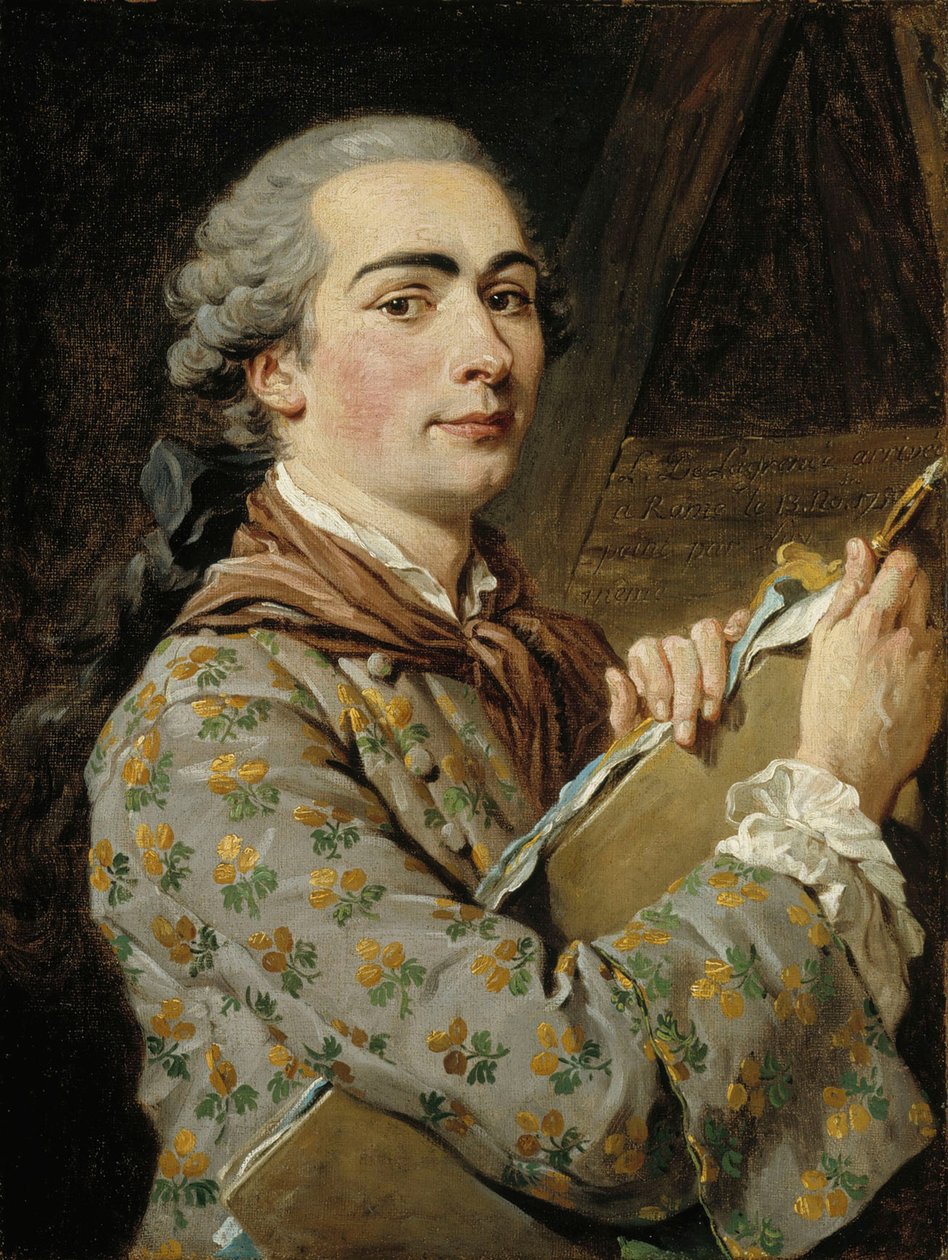 Autoportrét, 50. léta 18. století. od Louis Jean François Lagrenée