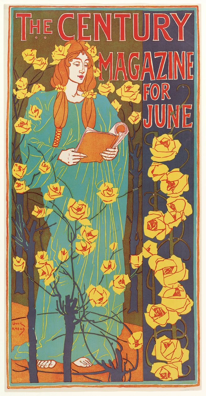 Časopis století na červen, hospoda. 1896 od Louis John Rhead
