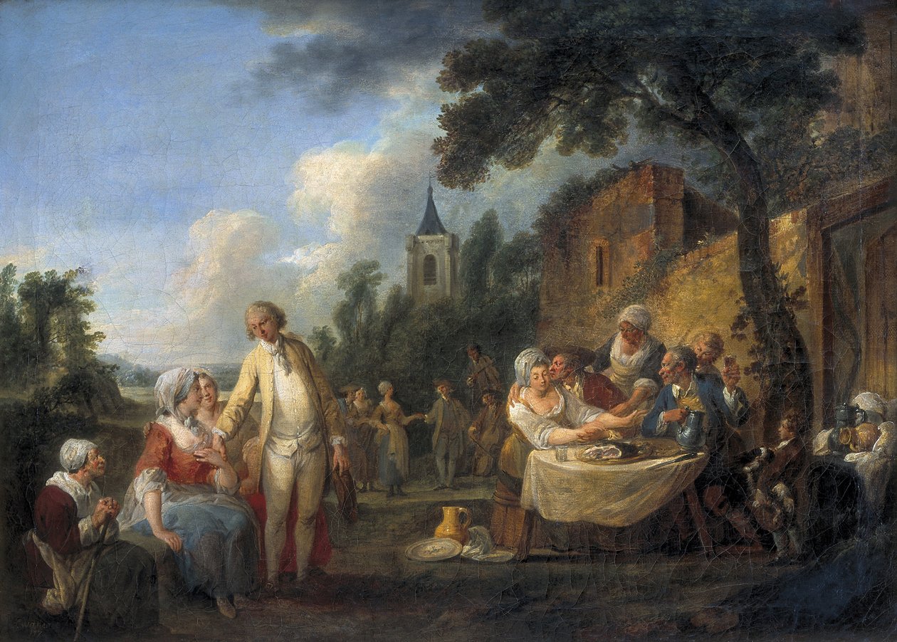 Vesnická slavnost od Louis Joseph (1731 98) Watteau