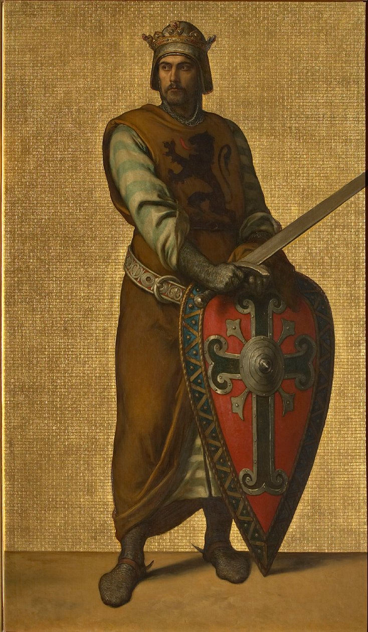 Robert II Jeruzalémský, 1872-1877. od Louis Joseph Gallait