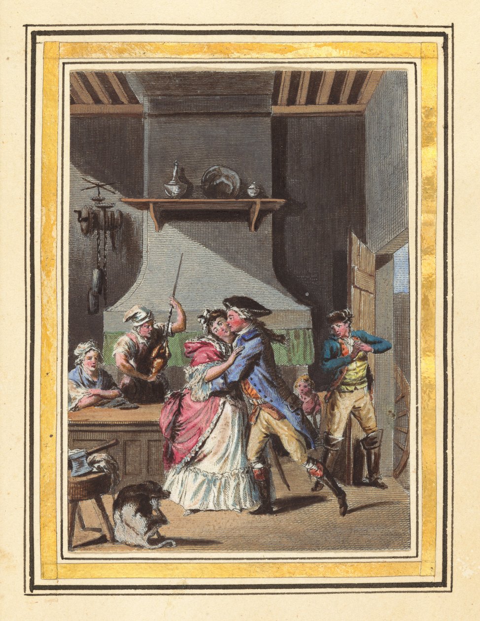 Dějiny Manon Lescaut, svazek I, vydáno 1797. Tvůrci: Louis-Joseph Lefevre, Jacques Joseph Coiny. od Louis Joseph Lefevre, Jacques Joseph Coiny