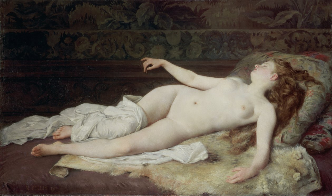 Spát od Louis Joseph Raphael Collin