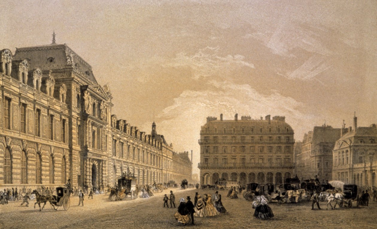 Louvre od Louis Jules (after) Arnout