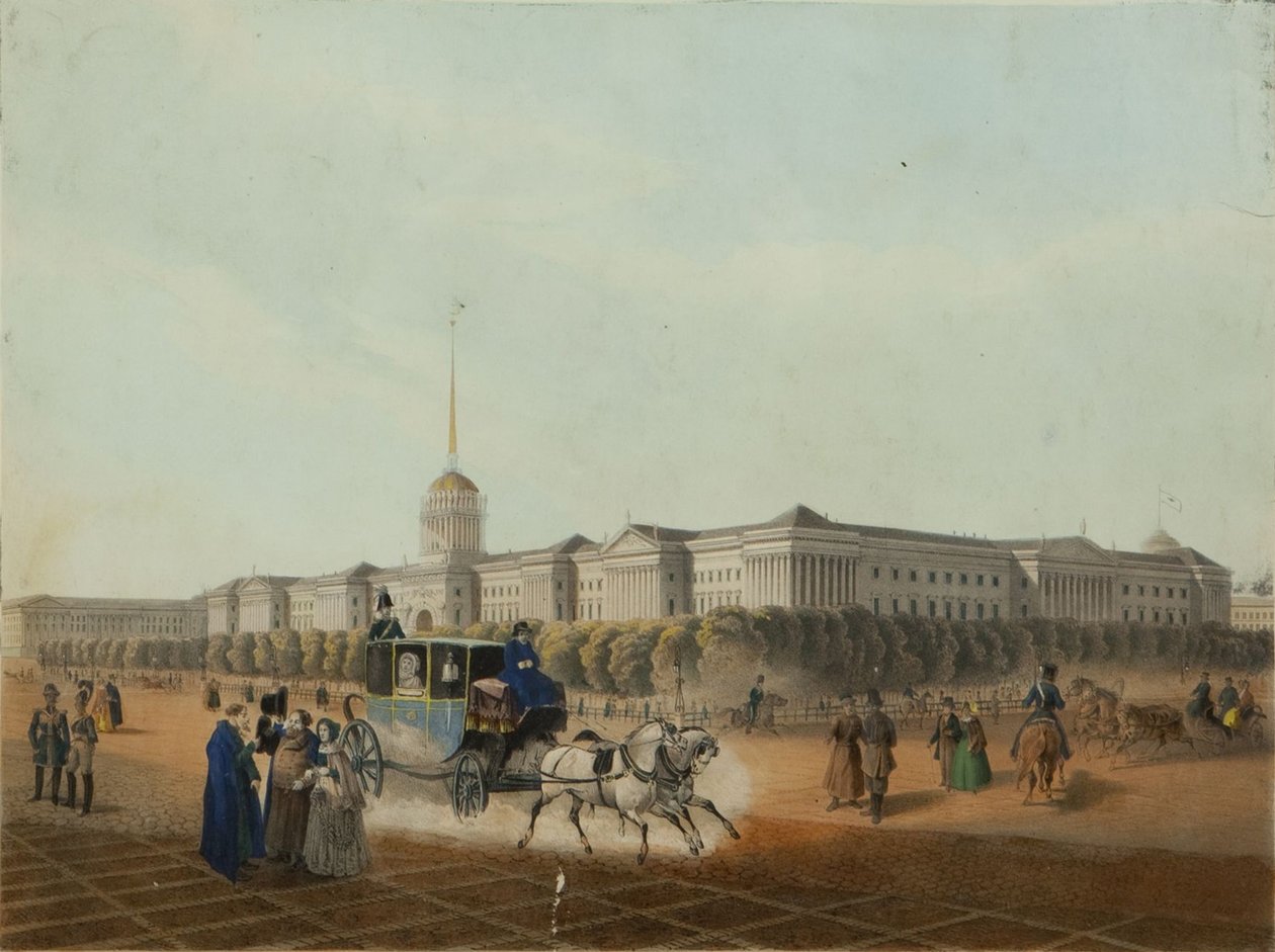 Admiralita v Petrohradu, konec 1840. od Louis Jules Arnout