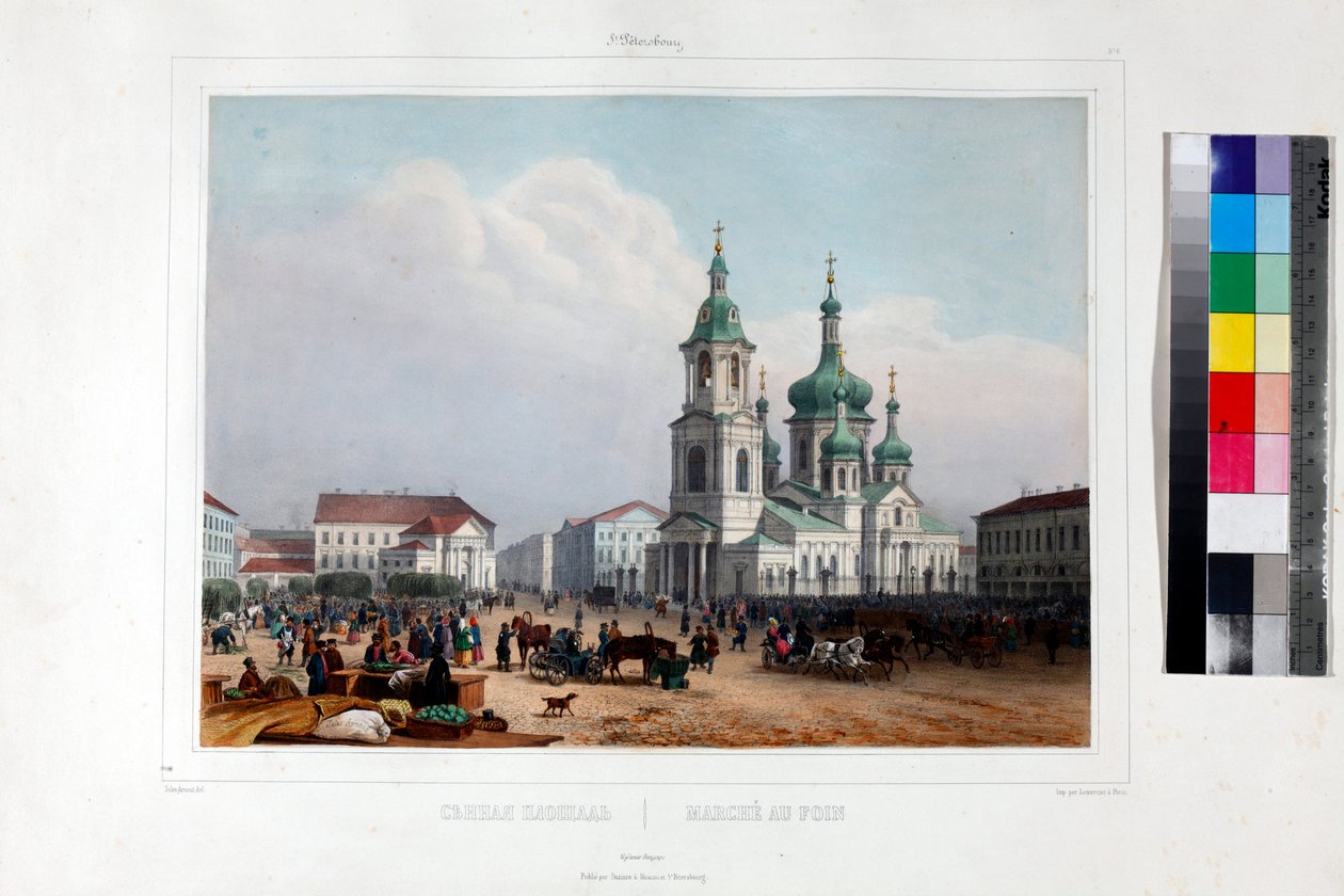 Náměstí Sennaya a kostel Spasitele (eglise de l