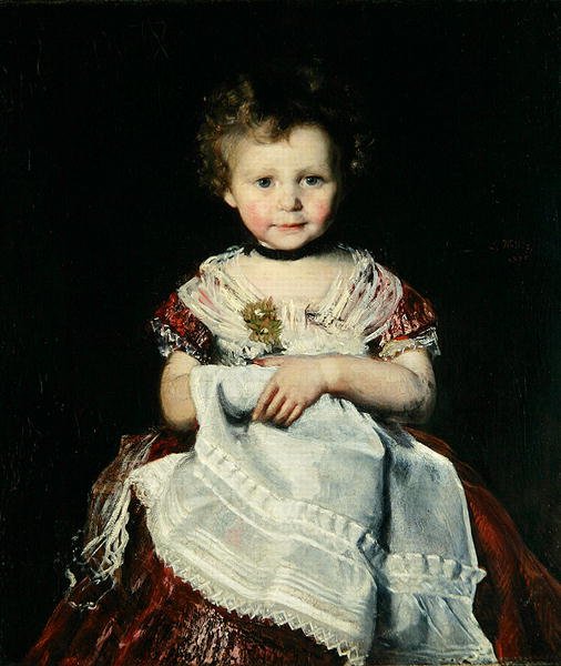 Martha Kolitz (olej na desce) od Louis Kolitz